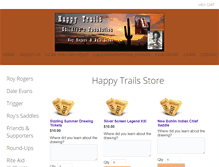 Tablet Screenshot of happytrailsstore.org